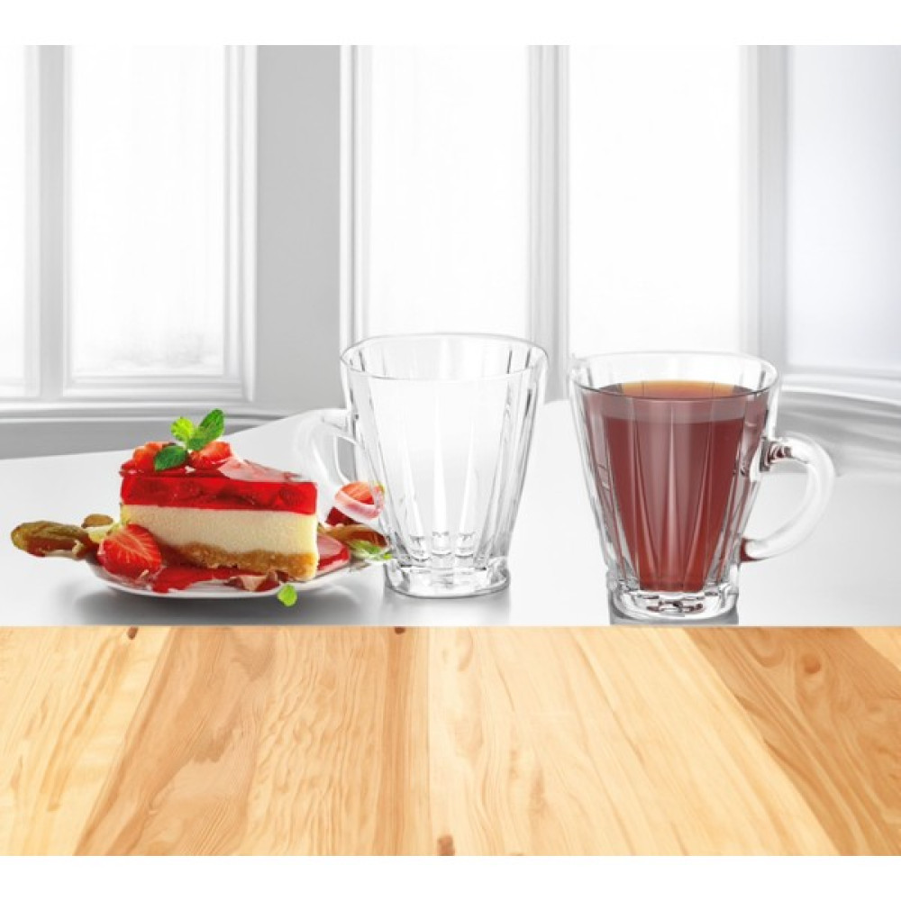Tırtıl Home Acadia 6'lı Cam Kupa Bardak Fincan / Bardak / Kahve Takımı Fiyatı