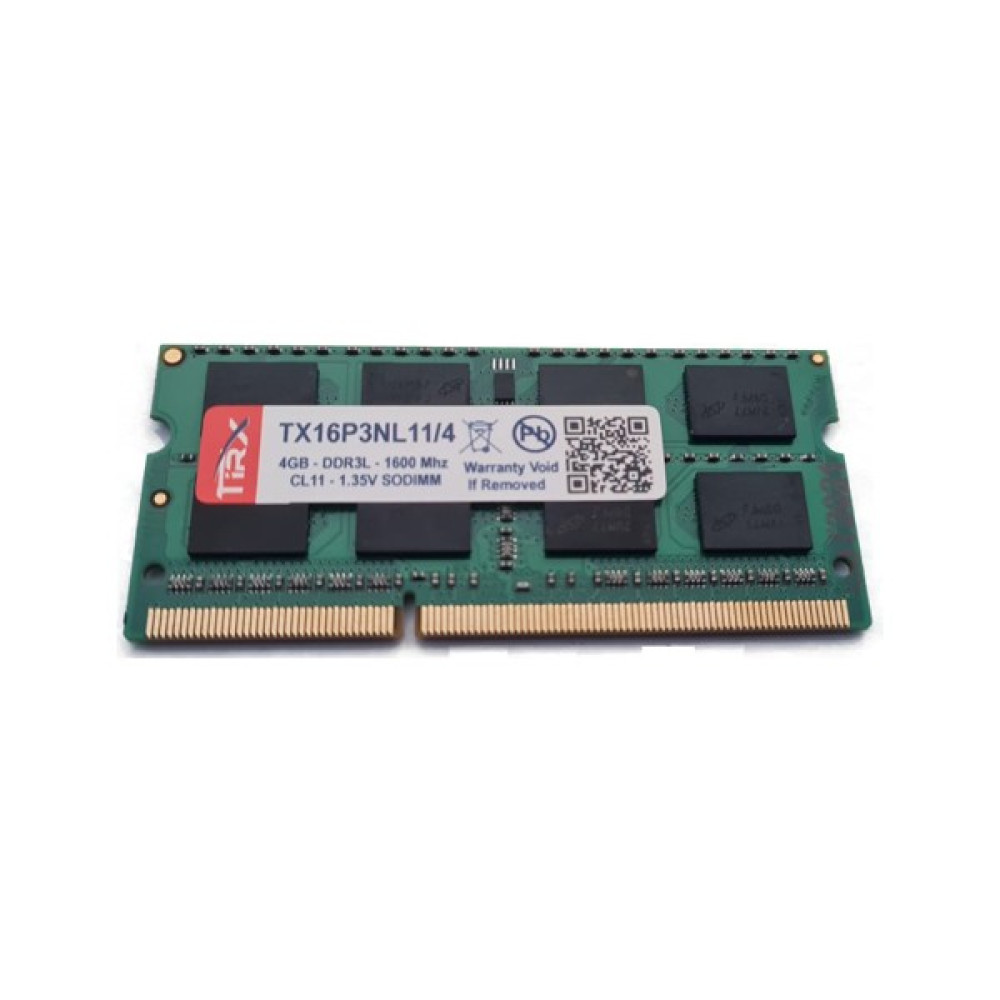 Tırx 4 GB DDR3L 1600 Mhz CL11 Ram – TX16P3NL11/48682773012125 RAM Bellekler Fiyatı