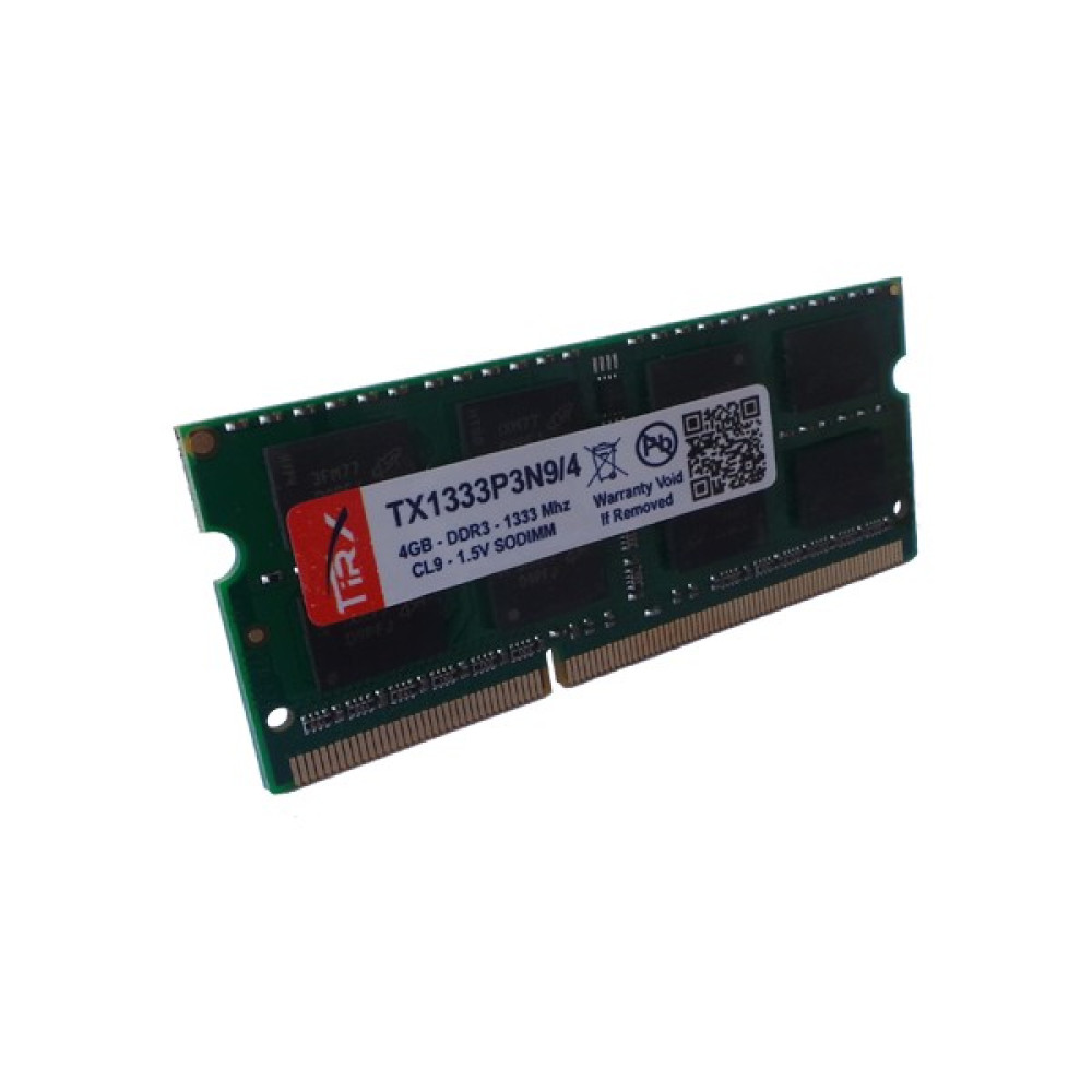 Tirx TX1333P3N9/4 4 GB Ddr3 1333 Mhz Cl9 Notebook Ram RAM Bellekler Fiyatı