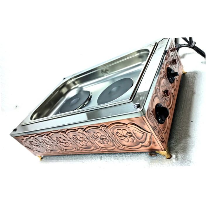 Tiryaki Bakır Kumda Kahve Makinesi Çift Pleytli Büyük Boy 55X33 cm A++ Kumda Kahve A++ Safir Çay Kazanları Kahve Makineleri Fiyatı