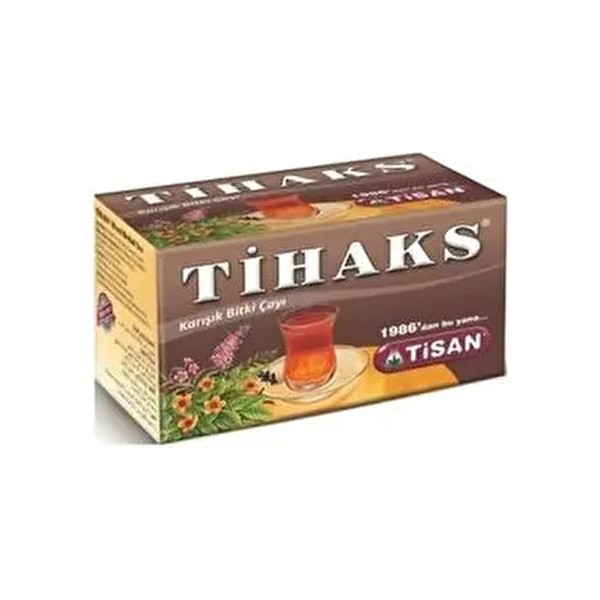 Tisan Tihaks 20 Süzen Poşet 12 Adet Karışık Bitki Çayı Vitamin ve Mineral Zengin Gün Boyu Enerji Diğer Fiyatı