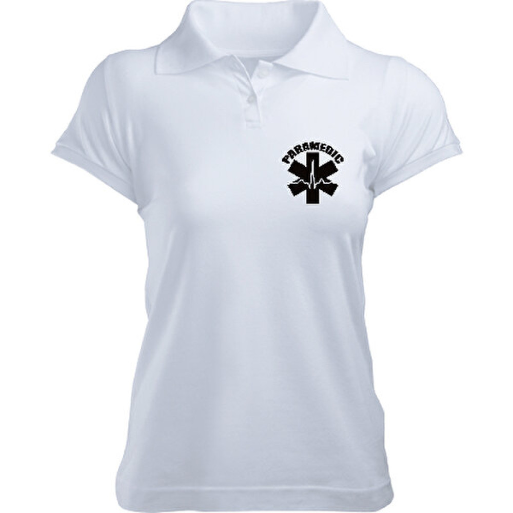 Tisho 112 Acil Sağlık Paramedıc Paramedik Siyah Ambulans Kadın Polo Yaka Tişört Bayan T-shirt Fiyatı