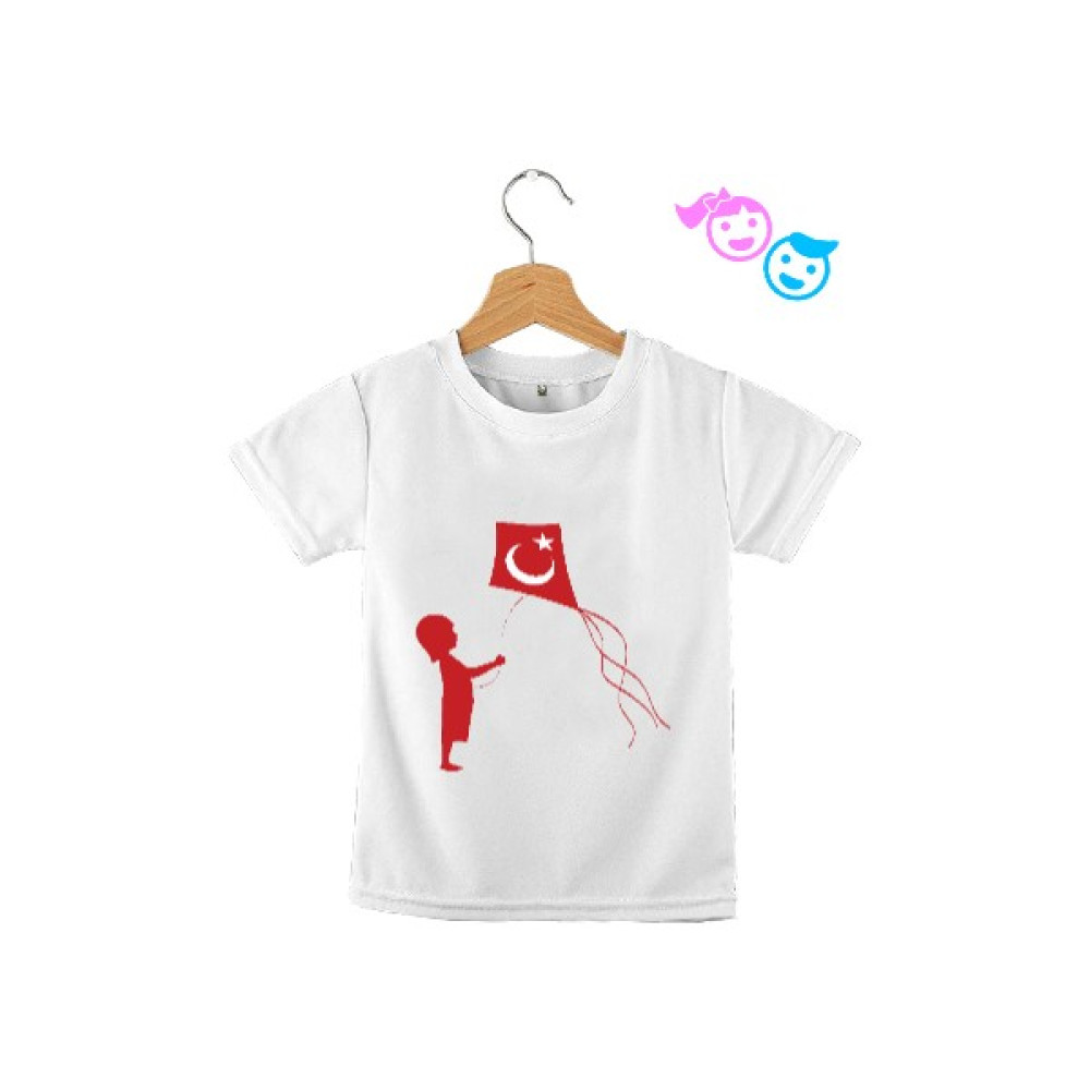 Tisho 23 Nisan Çocuk Bayrak Çocuk Unisex Erkek Çocuk T-shirt Fiyatı