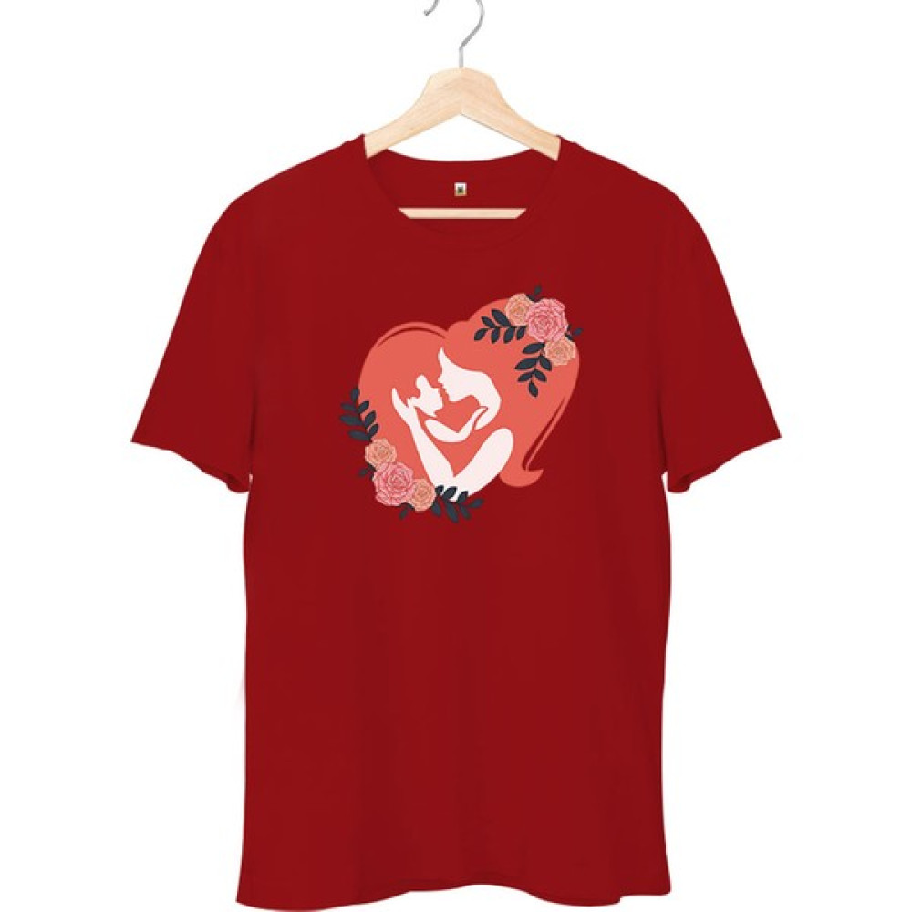 Tisho Anne Kalbi Baskılı Unisex Kısa Kol T-Shirt Bayan T-shirt Fiyatı