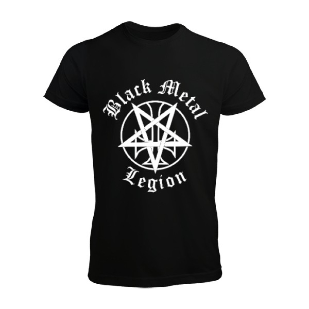 Tisho Black Metal Legion Siyah Erkek Tişört Erkek T-shirt Fiyatı