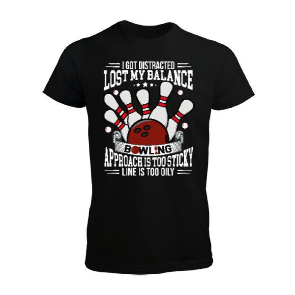 Tisho Bowling V1 Siyah Erkek Tişört Erkek T-shirt Fiyatı