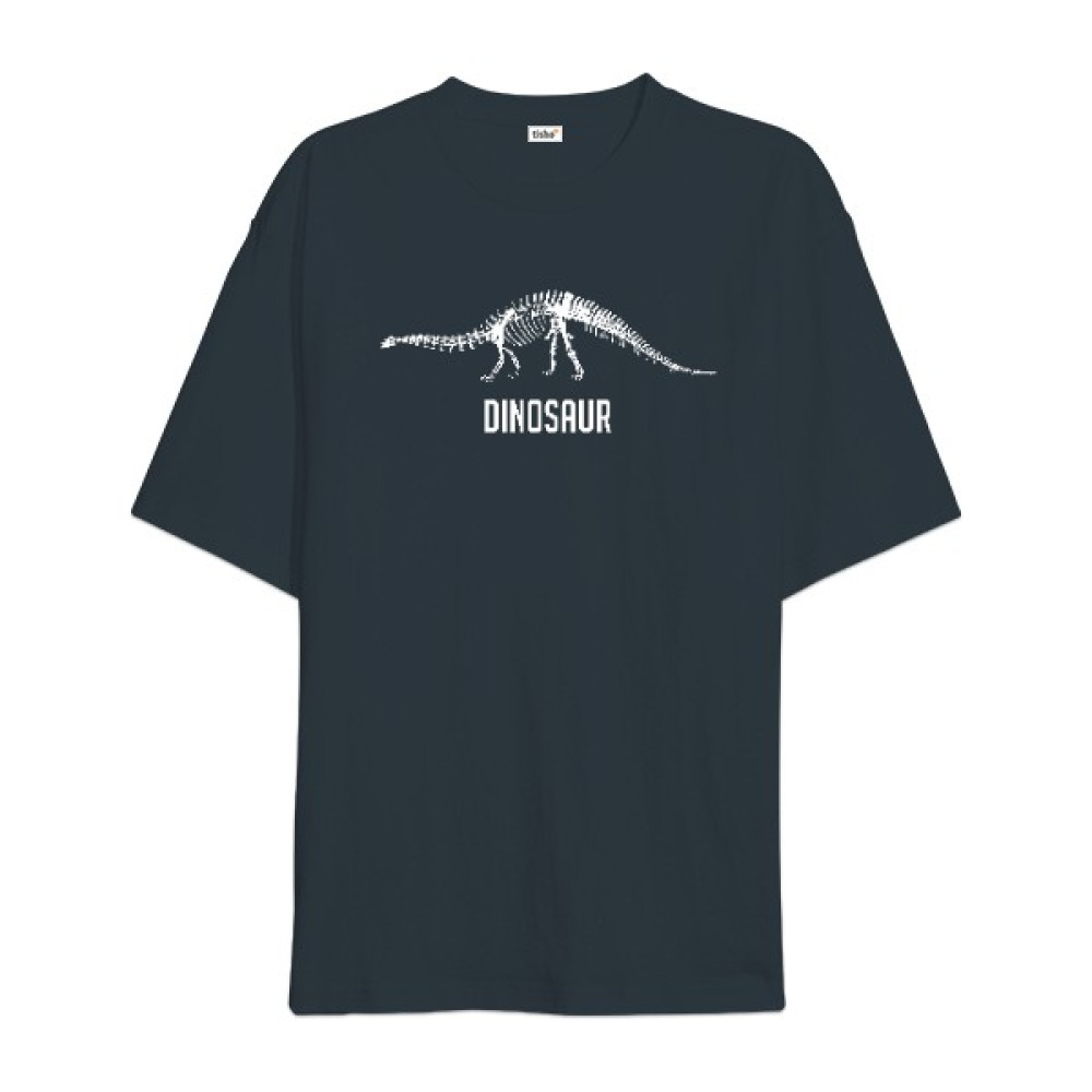 Tisho Dinazor Iskelet Füme Oversize Unisex Tişört Erkek T-shirt Fiyatı