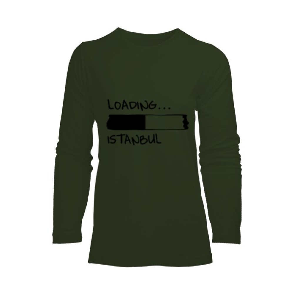 Tisho Loadıng Istanbul Kadın Uzun Kollu Yazlık T-Shirt Kadın Uzun Kol Tişört Bayan T-shirt Fiyatı