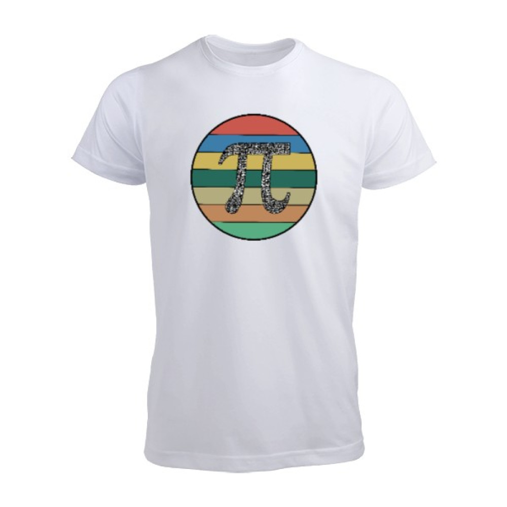 Tisho Matematik Pi Günü Kısa Kol Beyaz Erkek Tişört Erkek T-shirt Fiyatı