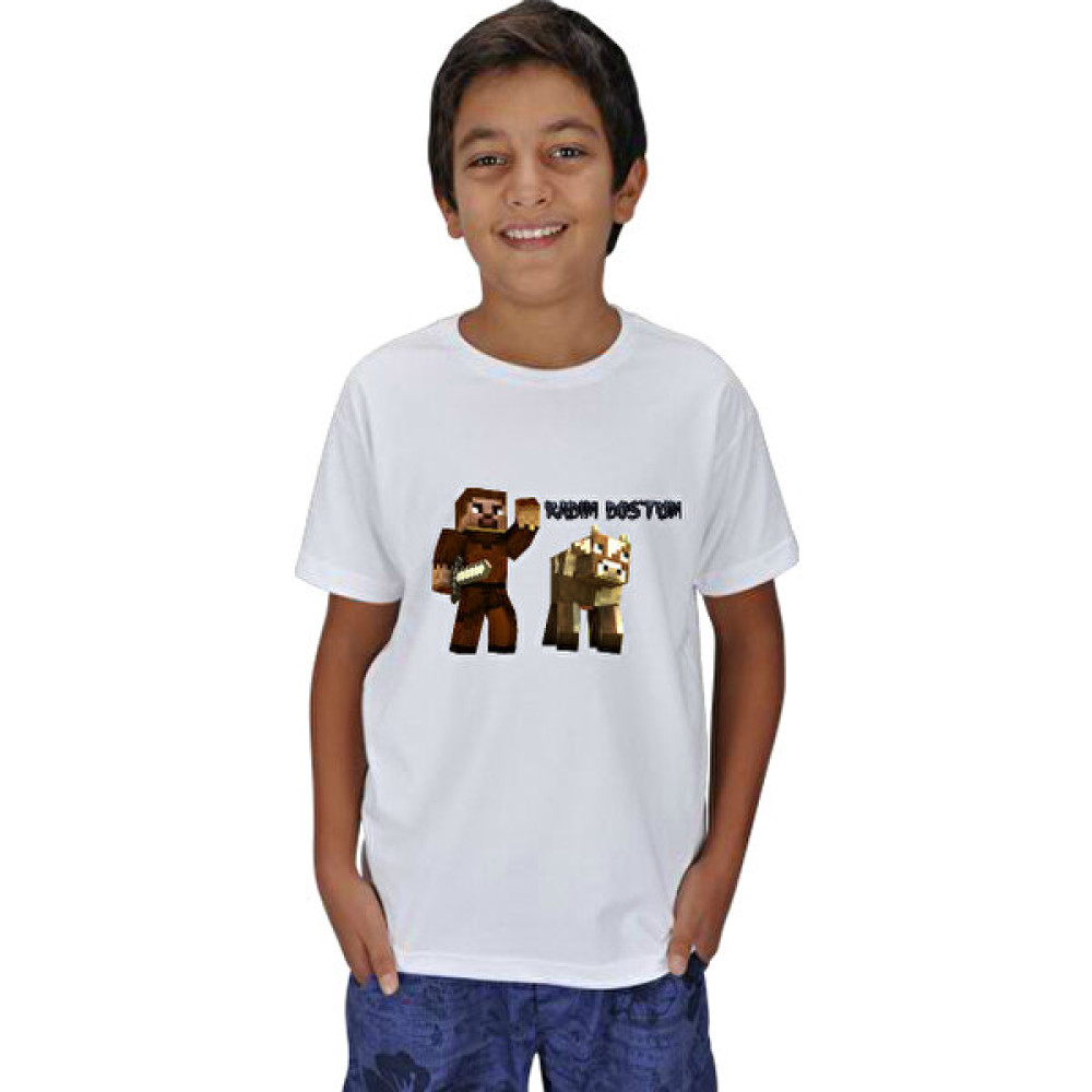Tisho Minecraft Fakir ve Kadim Çocuk Tshirt Erkek Çocuk T-shirt Fiyatı