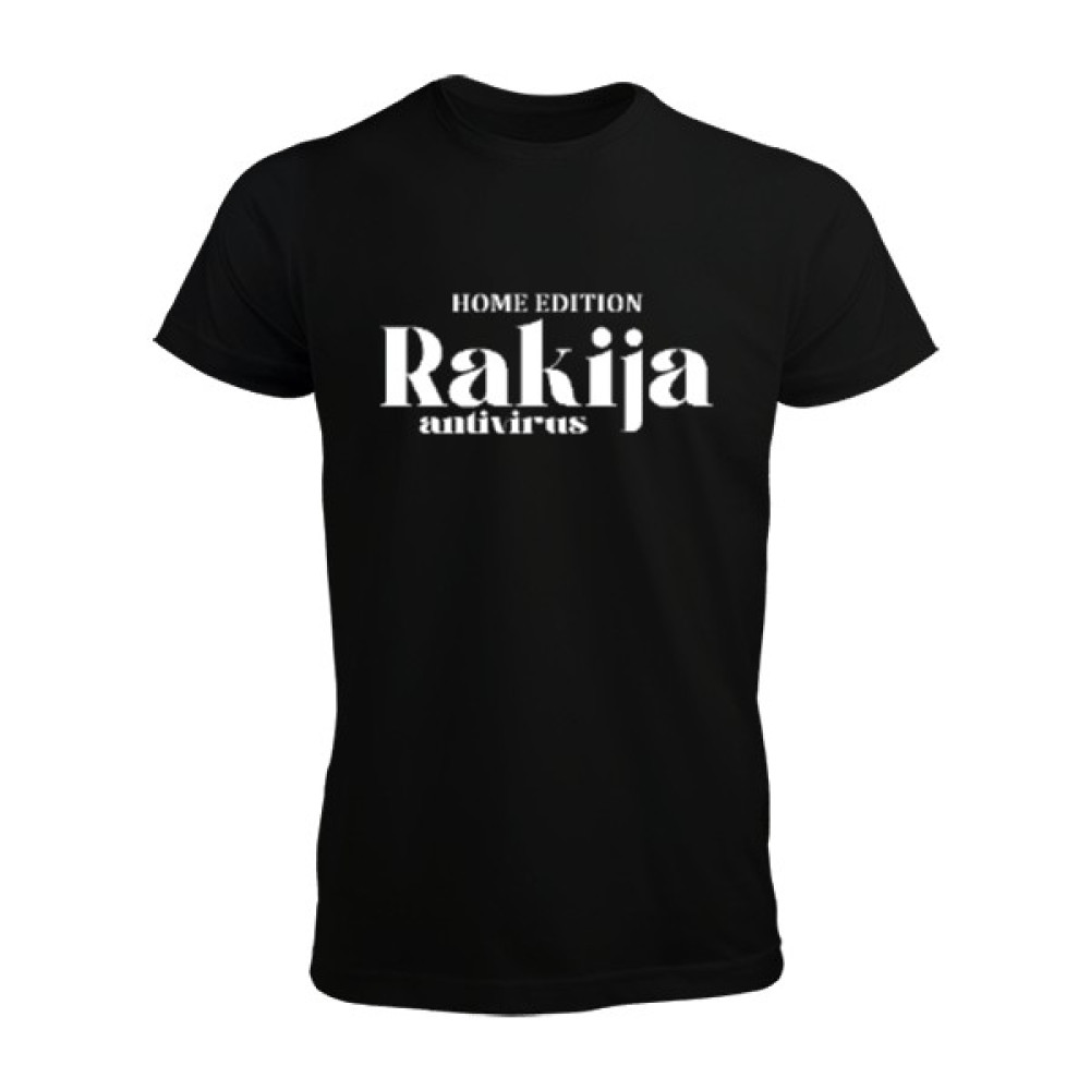 Tisho Rakija Home Edition Siyah Erkek Tişört Erkek T-shirt Fiyatı