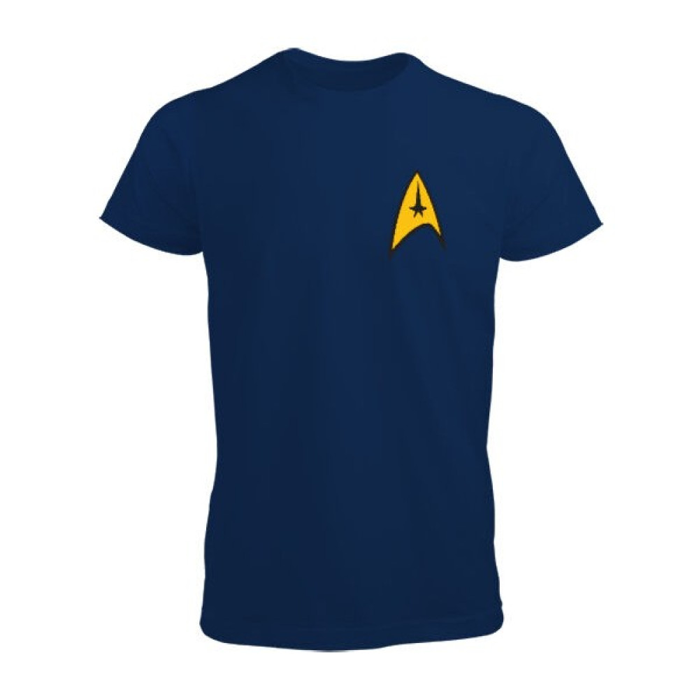 Tisho Star Fleet, Star Trek Uzay Yolu Baskılı Lacivert Erkek Tişört Erkek T-shirt Fiyatı