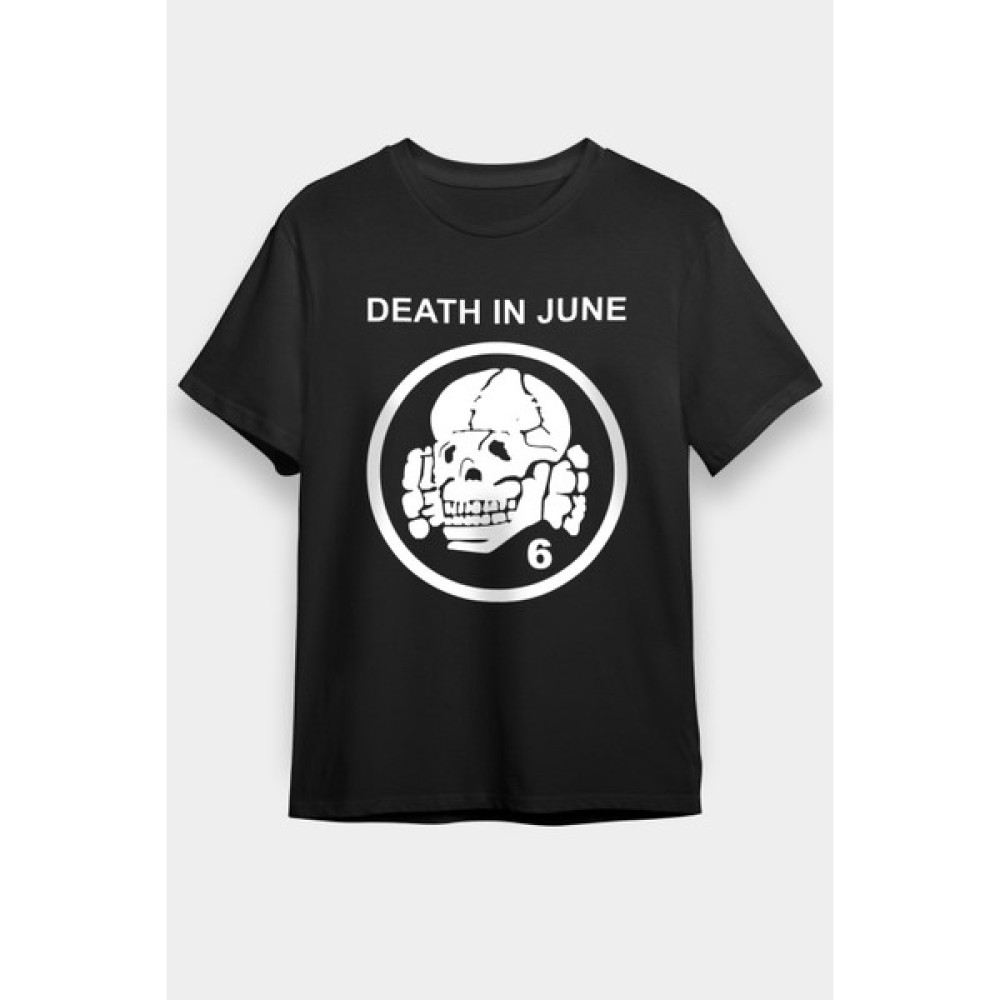 Tişört Fabrikası Death In June Siyah Unisex T-Shirt Bayan T-shirt Fiyatı