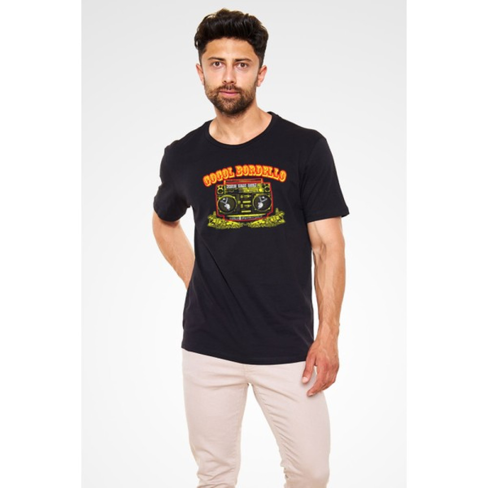 Tişört Fabrikası Gogol Bordello Siyah Unisex T-Shirt Bayan T-shirt Fiyatı