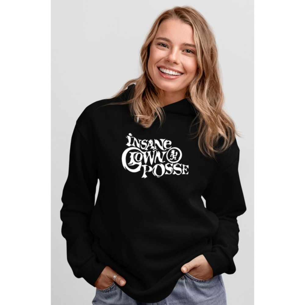 Tişört Fabrikası Insane Clown Posse Baskılı Unisex Siyah Kapüşonlu Sweatshirt Bayan Sweatshirt Fiyatı