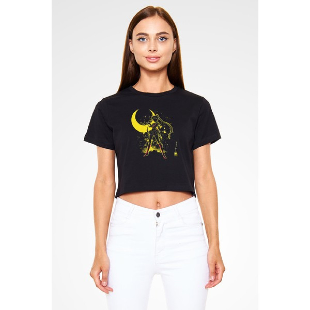 Tişört Fabrikası Kadın/Erkek Sailor Moon Digital Baskılı Crop Top TShirt/Tişört Bayan T-shirt Fiyatı
