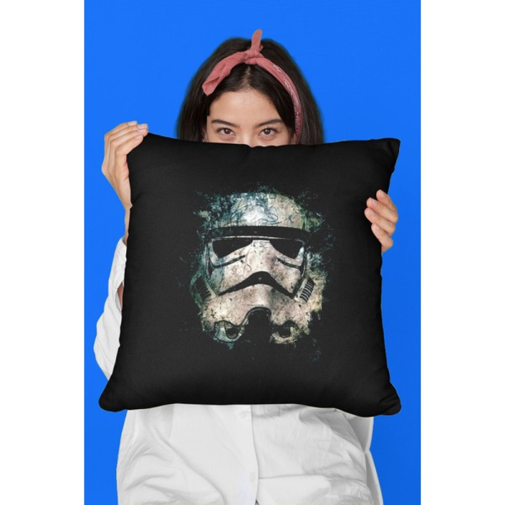 Tişört Fabrikası Star Wars Siyah Kırlent - Yastık Kılıfı - 43 x 43 cm Kırlent / Mobilya Yastığı Fiyatı