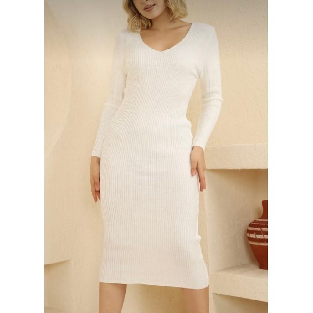 Tisya Butik V Yaka Triko Elbise Elbise Fiyatı