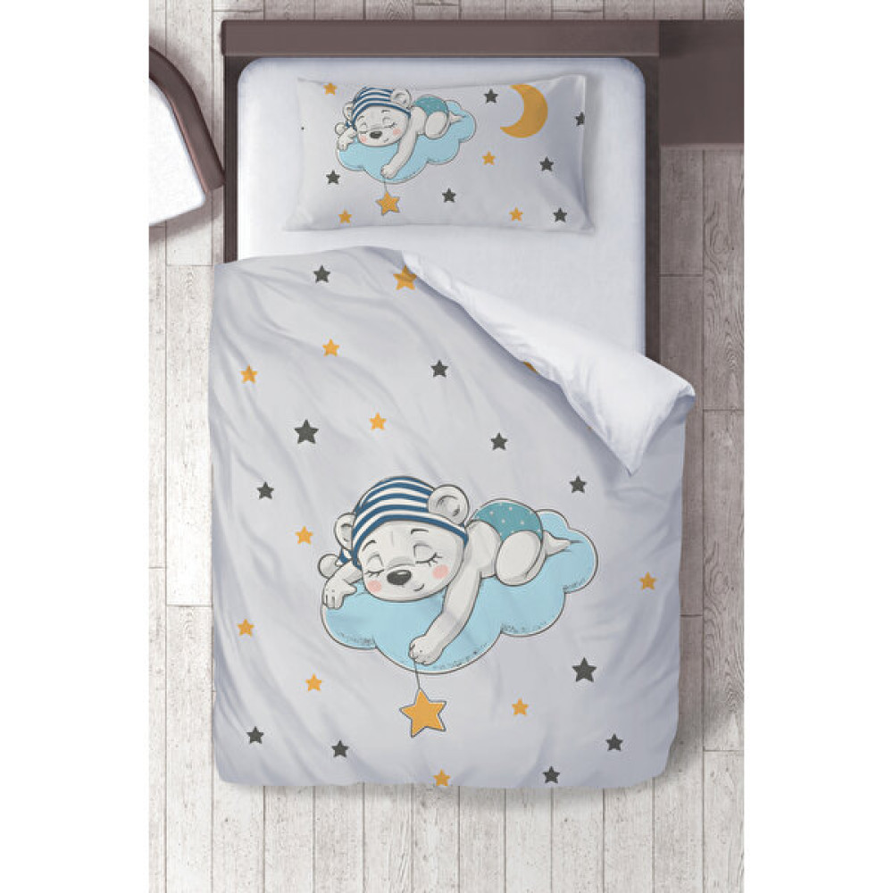 Titanbaby Pamuklu Mikro Saten Bulut Üstünde Uyuyan Çocuk Odası Çocuk Nevresim Takımı - 160 x 220 cm - Renkli Nevresim Takımı Fiyatı