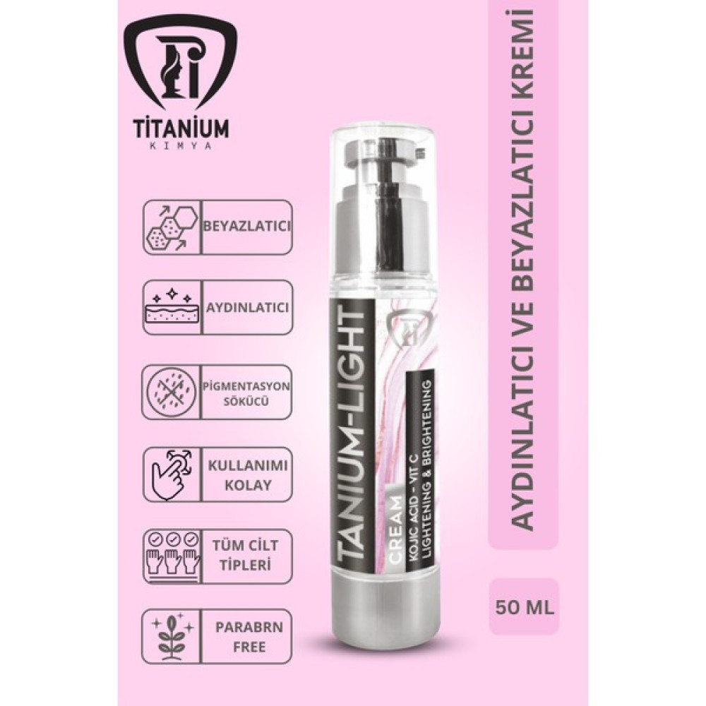 Titanium Tanium Light Cream, Yüz Kremi 50 ml Oto Boyaları Fiyatı