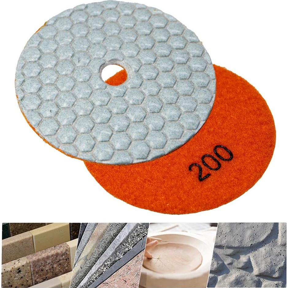 Titi 6552 Granit Mermer Taş Parlatma Polisaj Ped 100 mm - 200 Kum SSD / Solid State Drive Fiyatı
