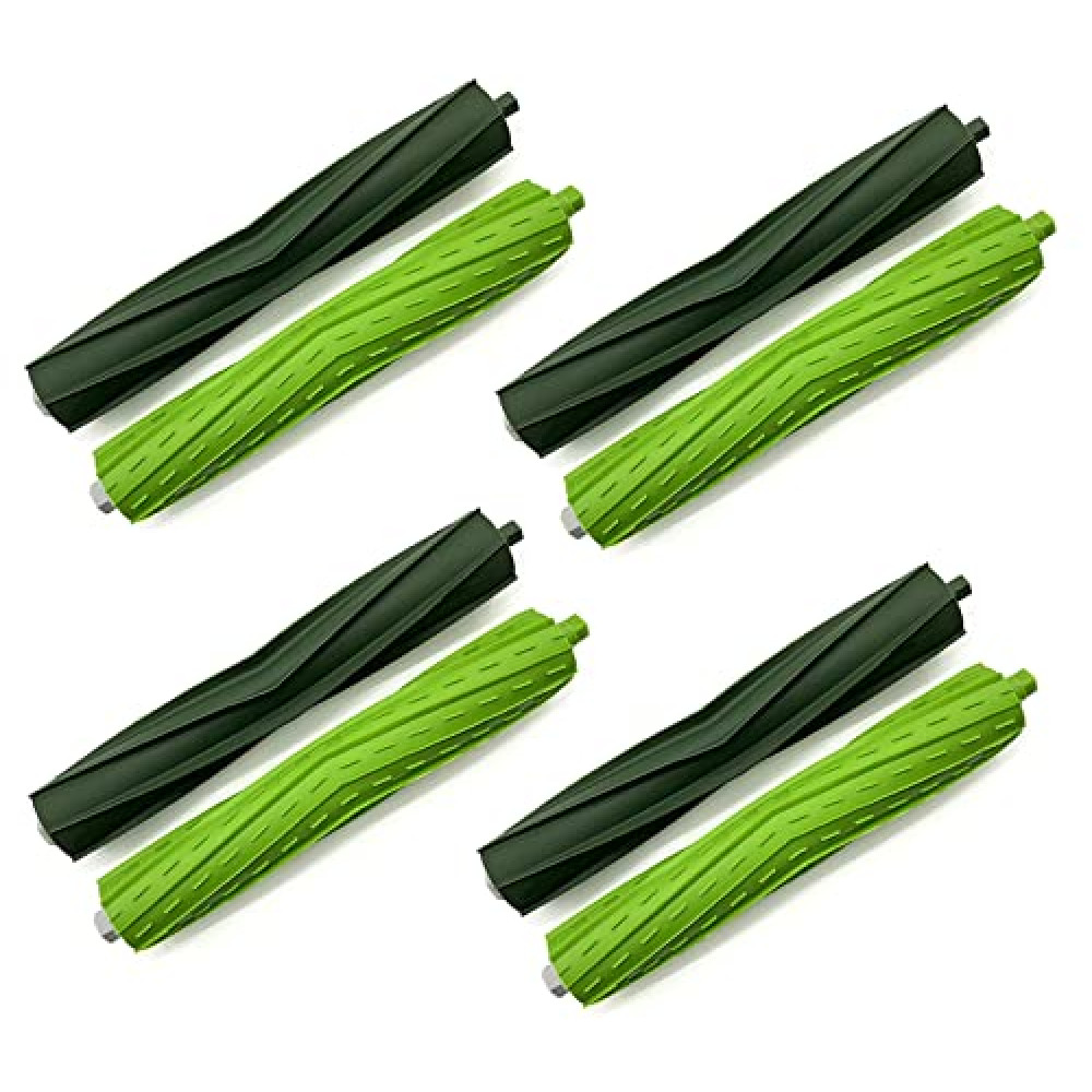 Tivcroxs Replacement Parts for iRobot Roomba i3 i7 E5 j7 i4 i7+ i3+ i4+ i5 i5+ Combo i5 Combo i5+ i6 i6+ i8 i8+ i2 i2+ E6 E7 E & I & j Series Vacuum Cleaner 4 Sets Multi-Surface Rubber Brush Roller Vacuum Sealer Fiyatı