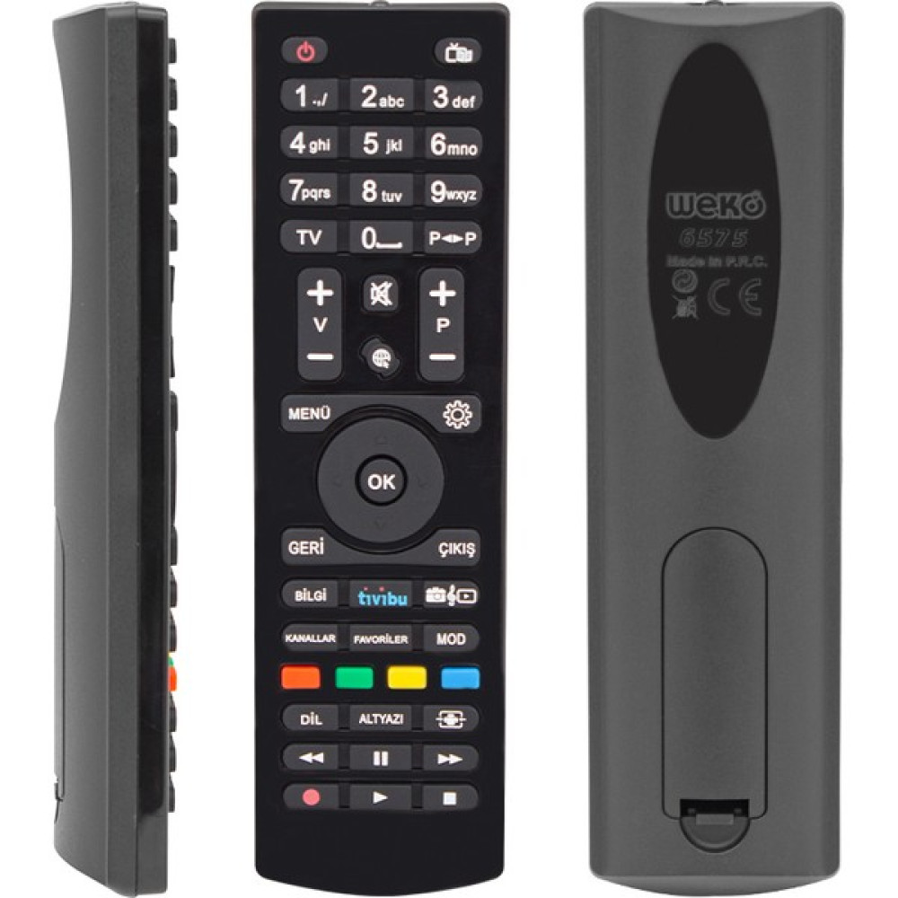 Tivibu Weko Kr Turk Telekom Tivibu Hd Uydu Kumanda - Siyah TV Aksesuarları Fiyatı