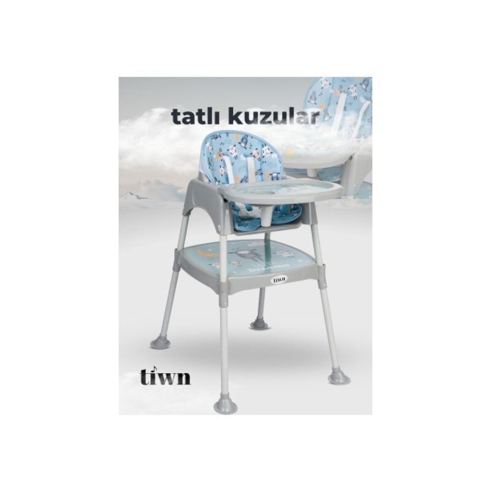 Tiwn Tatlı Kuzular Mama Sandalyesi (Çalışma Masası Olabilen) Mama Sandalyesi Fiyatı