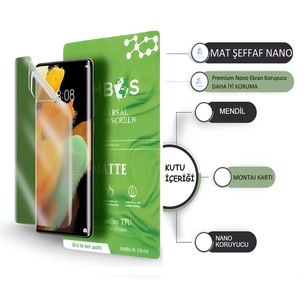 Tkgz Google Pixel 9 PRO NANO Ekran Koruyucu ULTRA İnce Esnek MAT ŞEFFAF - Umbos Cep Telefonu Ekran Koruyucusu Fiyatı