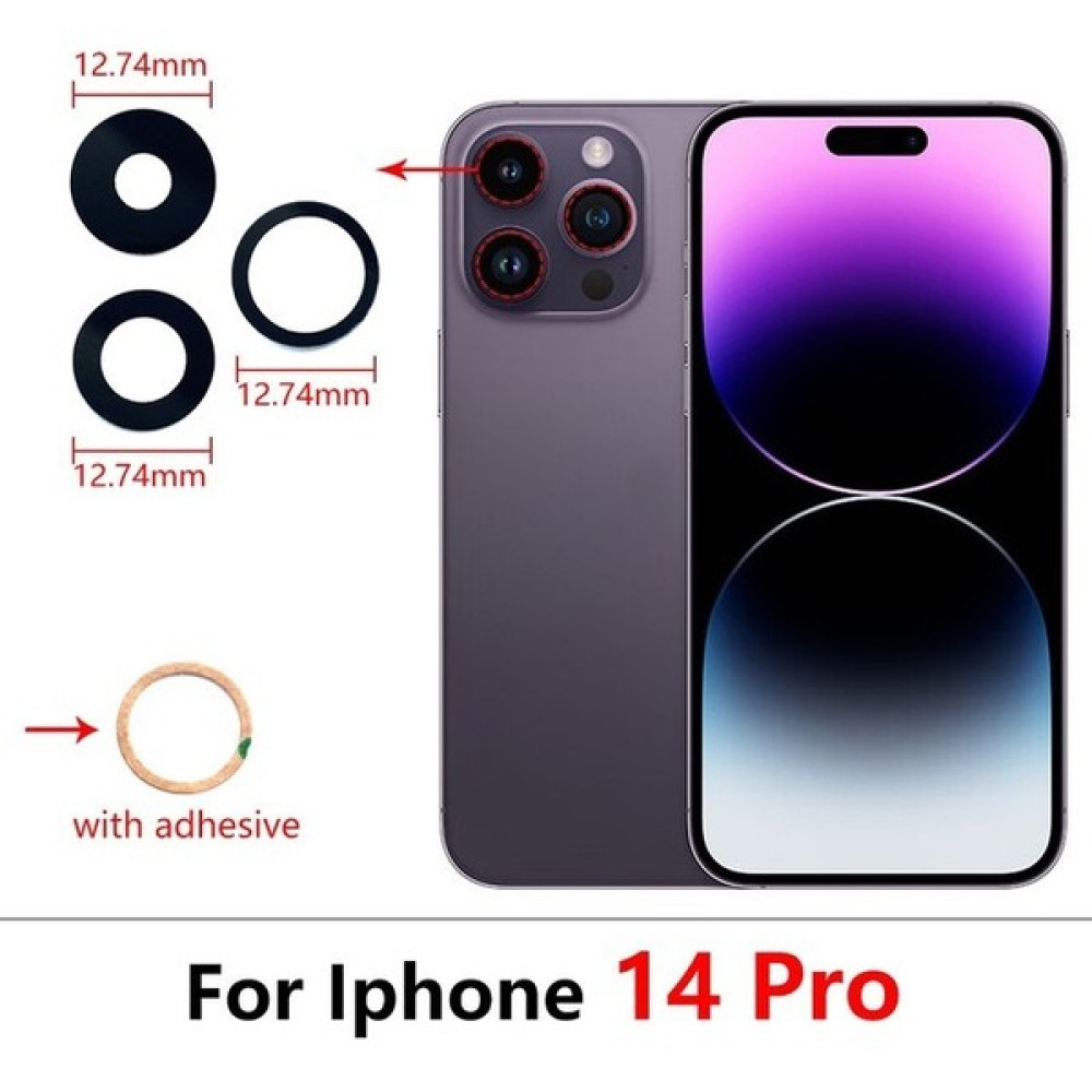 Tkgz Iphone 14 Pro 3lü Arka Kamera Camı Lens Yapışkanlı Telefon Yedek Parça Fiyatı