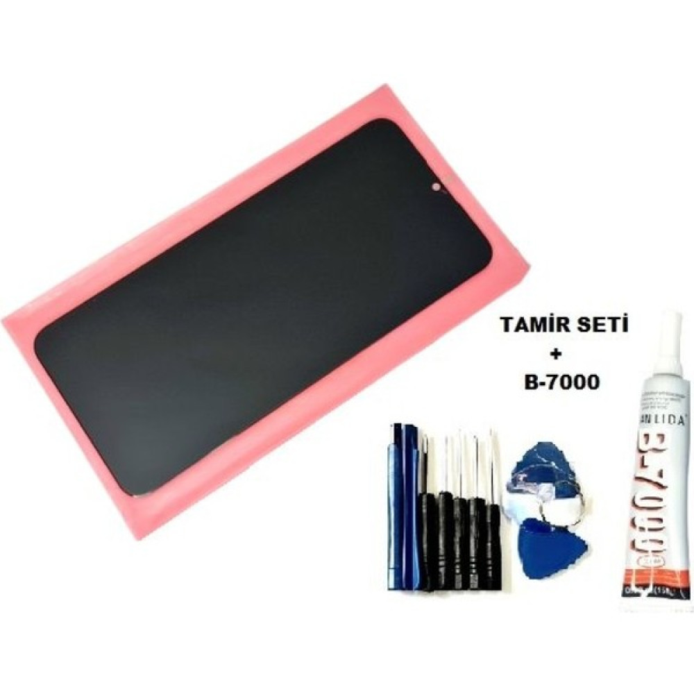 Tkgz Samsung Galaxy A02S A025F LCD Ekran Dokunmatik (B-7000+TAMIR Seti) Cep Telefonu Ekranı Fiyatı