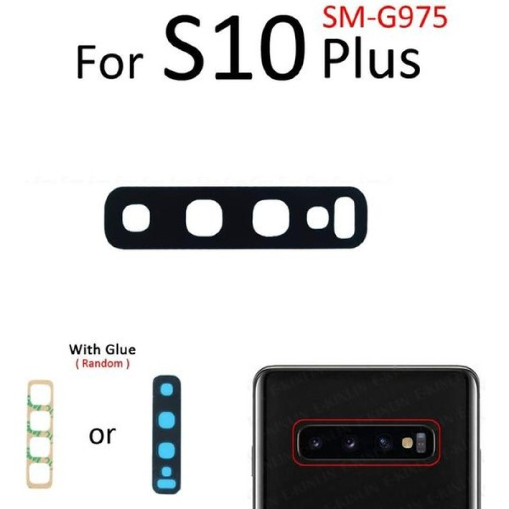 Tkgz Samsung Galaxy S10 Plus Arka Kamera Camı Lens Yapışkanlı Telefon Yedek Parça Fiyatı