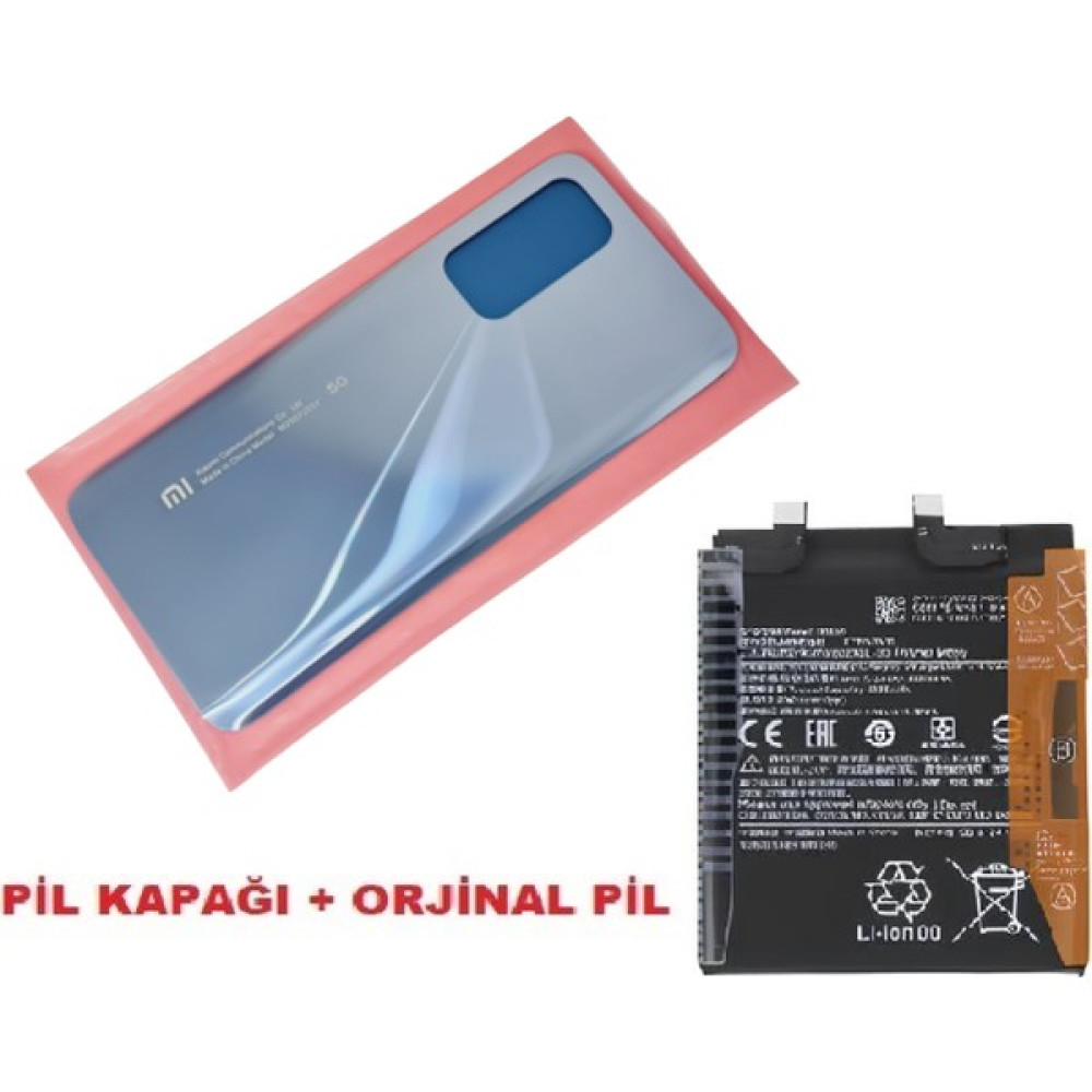 Tkgz Xiaomi Mi 10T Mi 10T Pro Arka Pil Batarya Kapağı + Pil (Cam) Gri Cep Telefonu Aksesuarı Fiyatı