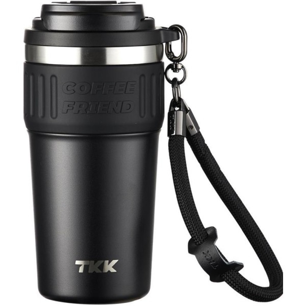 Tkk Çelik Termos Mug 630ML Mat Siyah Matara Fiyatı