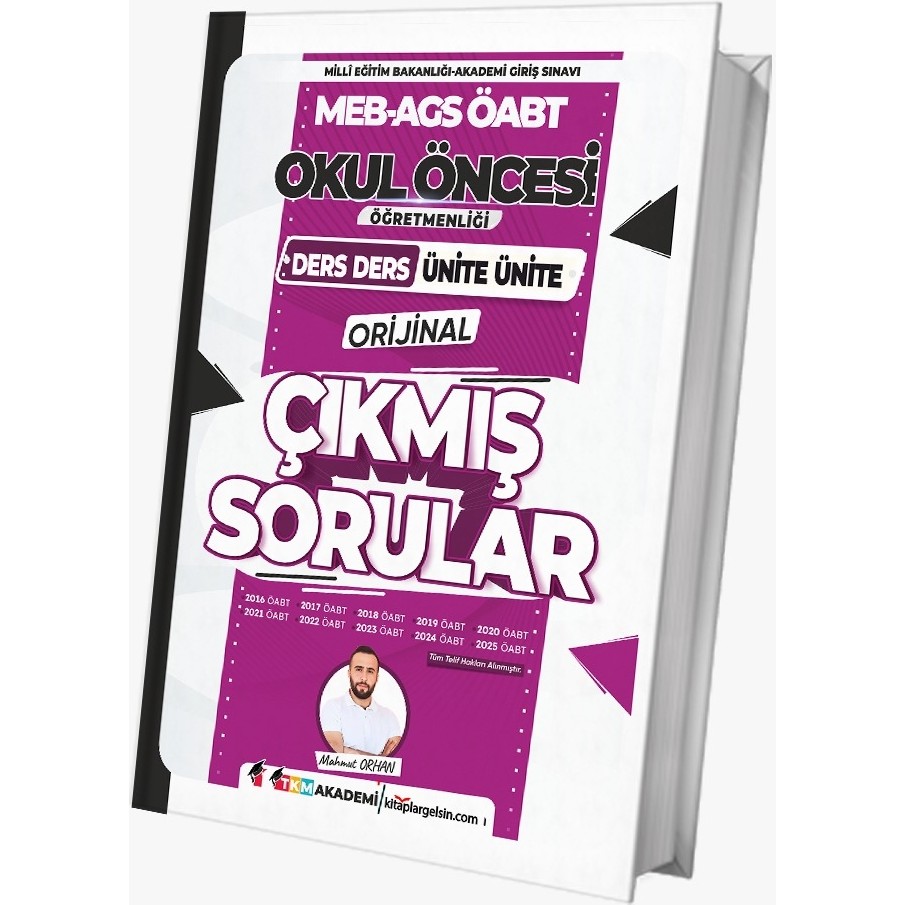 TKM Akademi 2026 Okul Öncesi Öabt Ders Ders Ünite Ünite Çıkmış Sorular Diğer Fiyatı