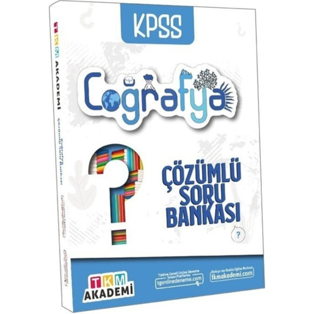 TKM Akademi KPSS Coğrafya Soru Bankası Çözümlü Sorubankası Ders Sınav Kitapları Fiyatı