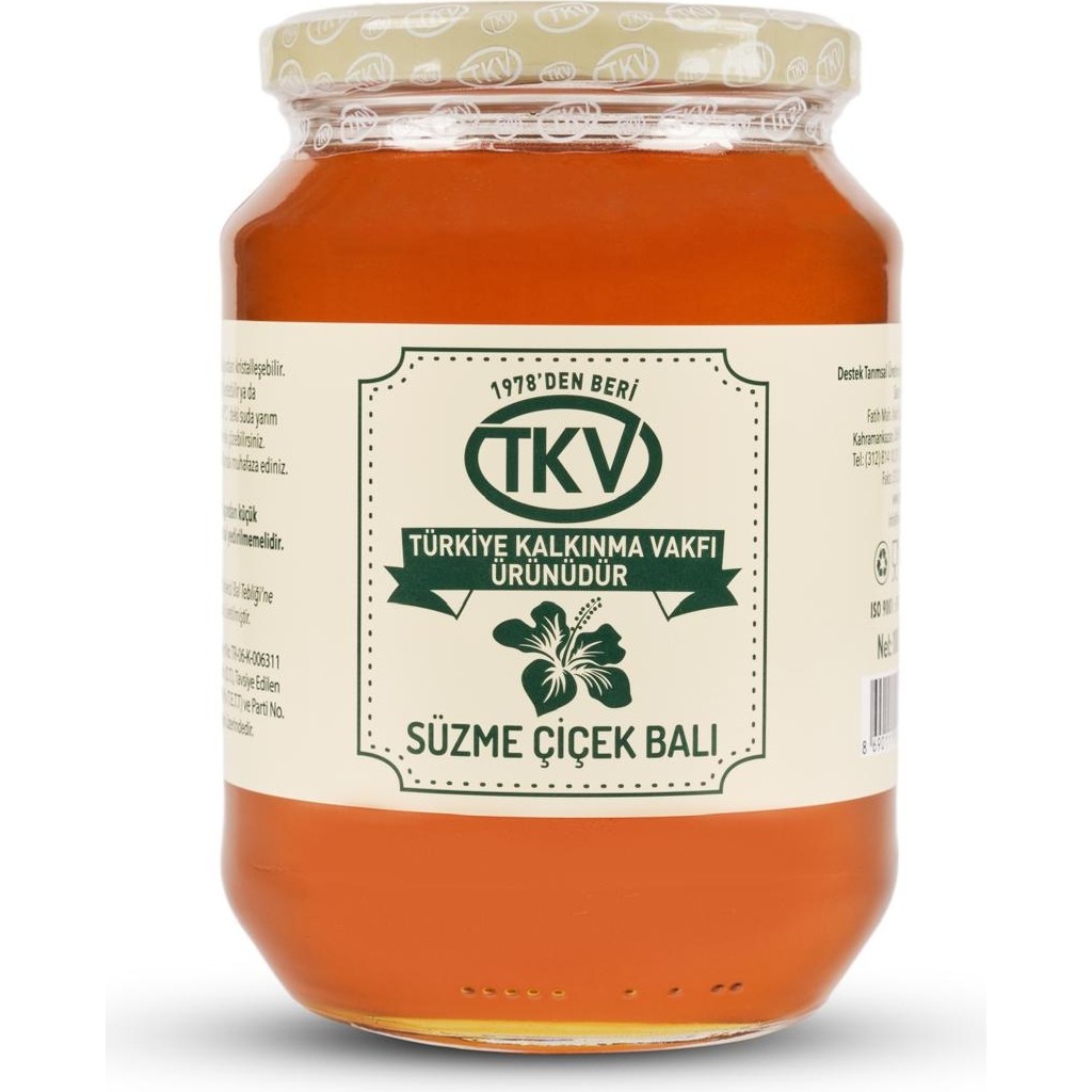 TKV Süzme Çiçek Balı (1000GR) - 1 Kilo Diğer Fiyatı