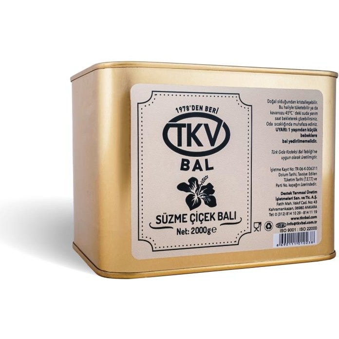 TKV Süzme Çiçek Balı (2 Kg) Bal ve Reçel Fiyatı