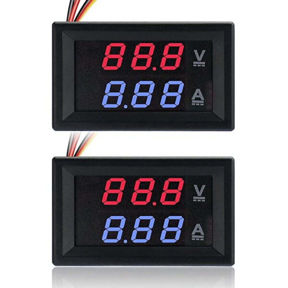 TLS Robotik 0.28 Inç 100V 10A Çift LED Ekranlı Voltmetre ve Ampermetre Modülü Diğer Test ve Ölçüm Cihazları Fiyatı