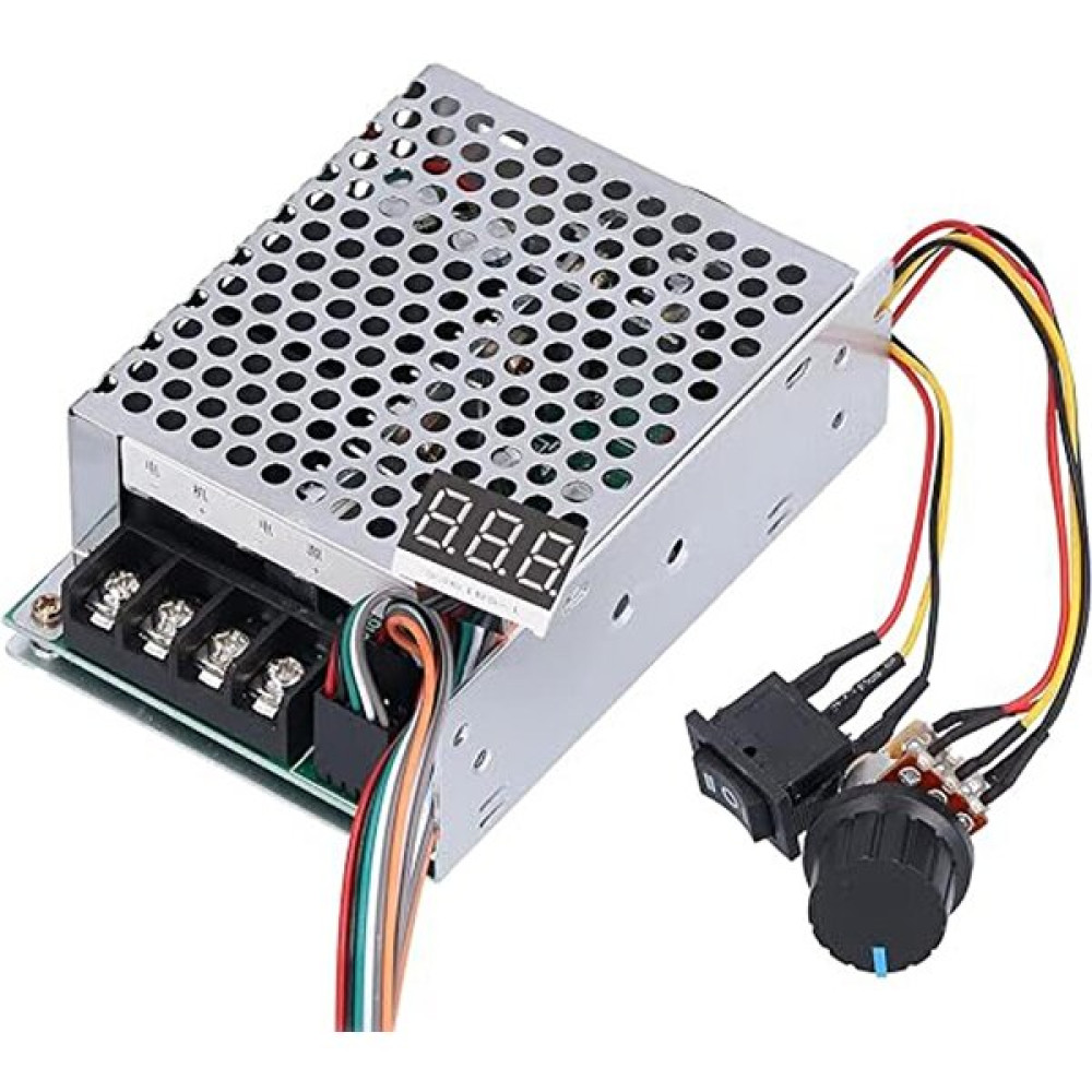 TLS Robotik 10V-55V 40A Pwm Fırçalı Dc Motor Sürücü (Cw Ccw Ters Haraket Anahtarlı ve LED Ekranlı) Oyun & Hobi Fiyatı