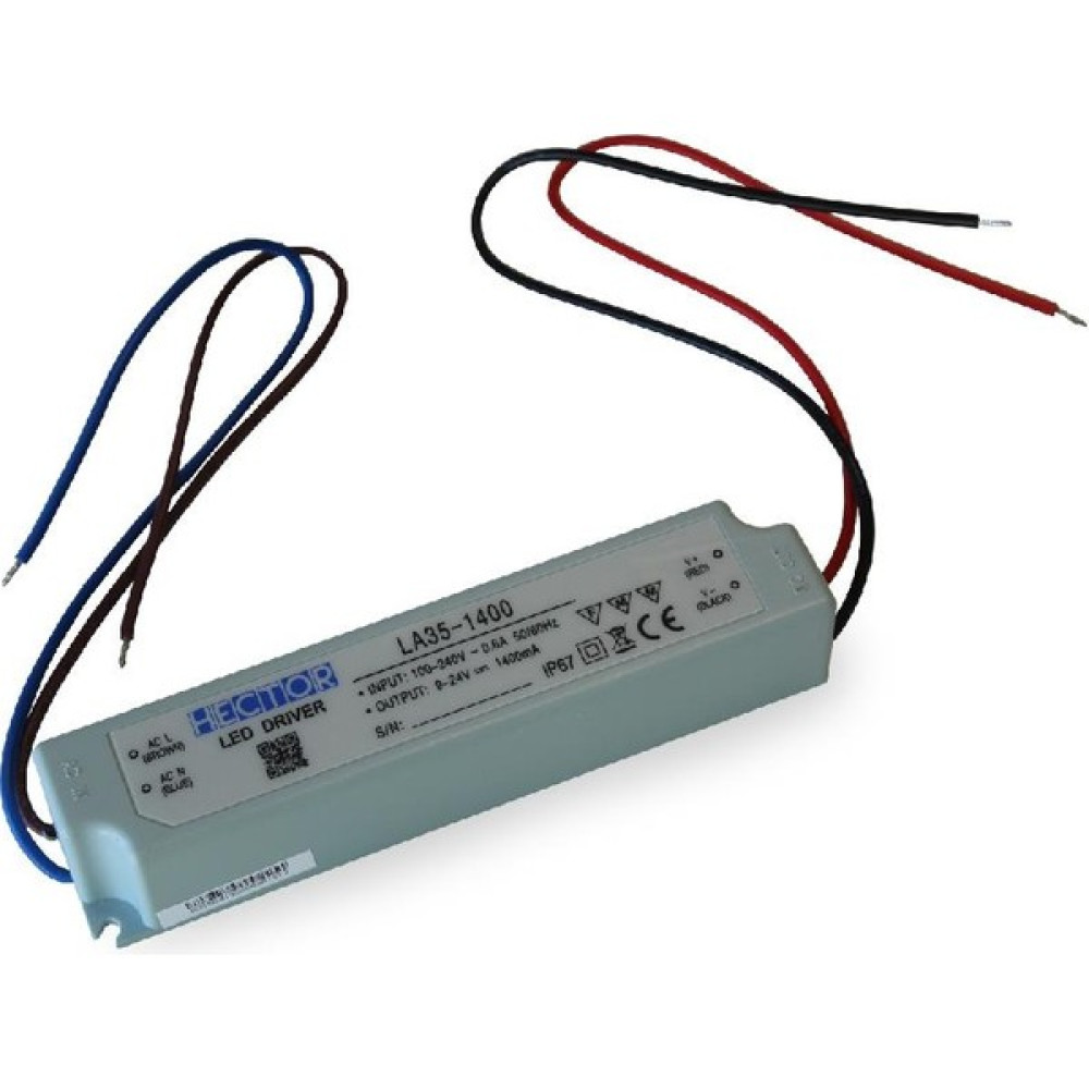 TLS Robotik Hector LED Driver 35W 1400MA 9-24V IP67 - LA35-1400MA Led Aydınlatmalar Fiyatı