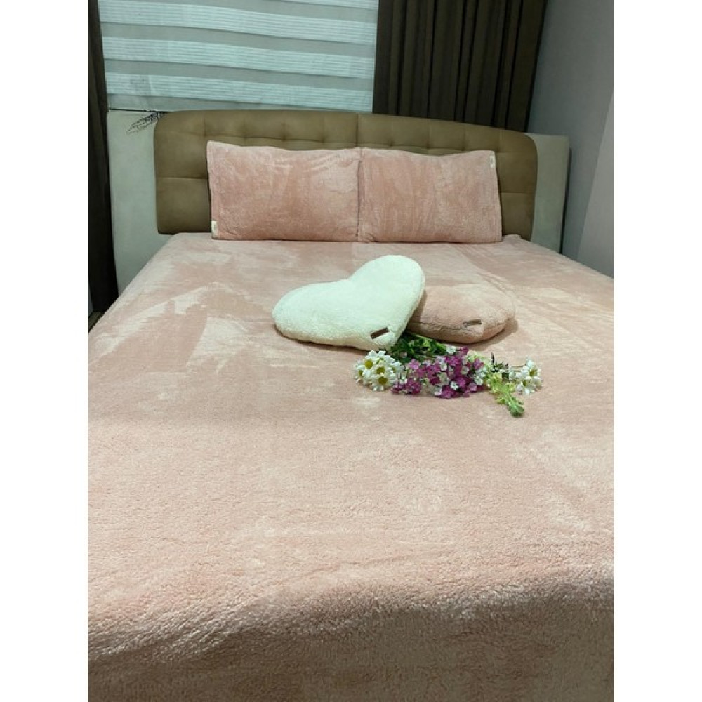 Tly Home Textiles Çift Kişilik Welsoft Peluş Nevresim Takımı Pudra - 200 x 220 cm Nevresim Takımı Fiyatı