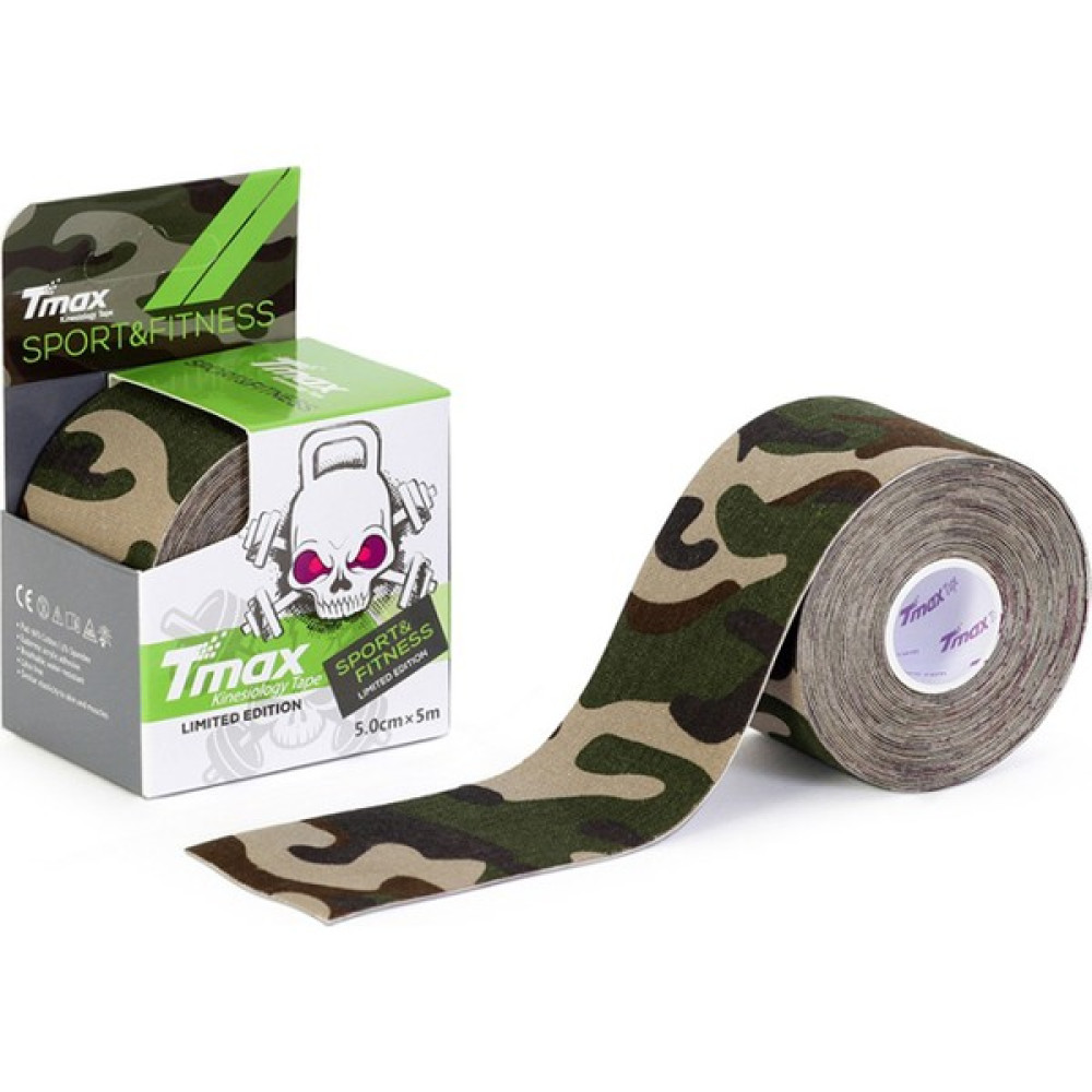 Tmax Tape Kinesio Acı bandı Kamuflaj Yeşili 5 Metre X 5 Cm Diğer Spor Ürünleri Fiyatı