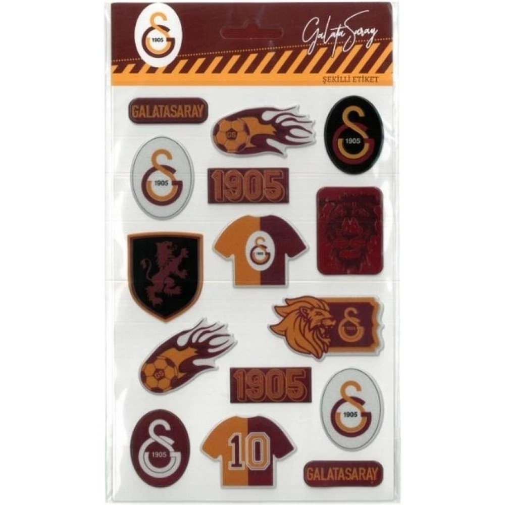 Tmn Galatasaray Şekilli Stıcker 586216 - Çok Renkli Okul Etiketi Fiyatı