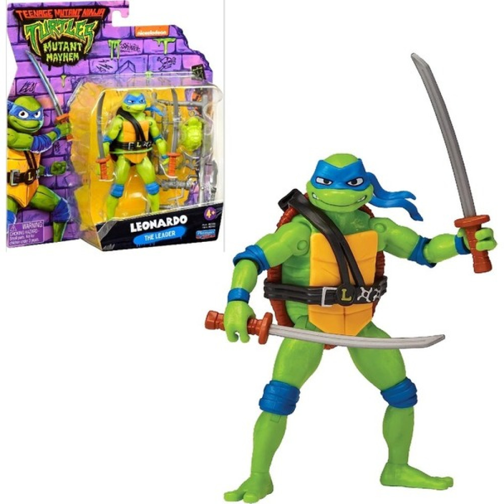 Tmnt Ninja Kaplumbağalar Aksiyon Figürler 11 cm Leonardo The Leader Oyun Seti Fiyatı