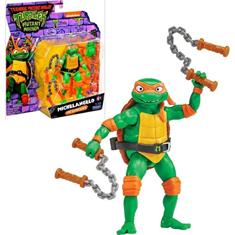 Tmnt Ninja Kaplumbağalar Aksiyon Figürler 11 cm Michelangelo The Entertainer Oyun Seti Fiyatı
