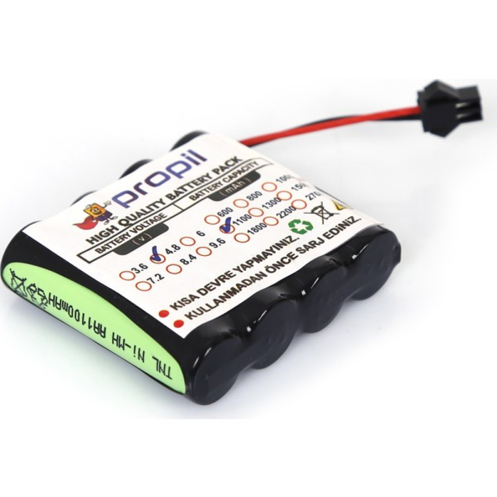 Tnl Ni-Mh Oyucak Araba Bataryası Siyah Soketli 4.8V 2700 Mah Diğer Fiyatı