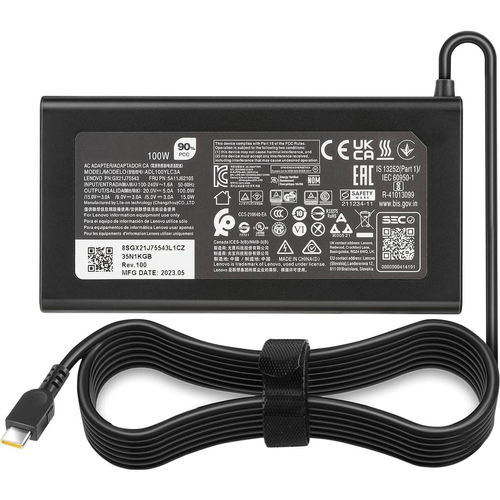 TNO Lenovo ADL100YLC3A 100W Type C Şarj Adaptörü SA11D52389 20V 5A Laptop Adaptör Fiyatı
