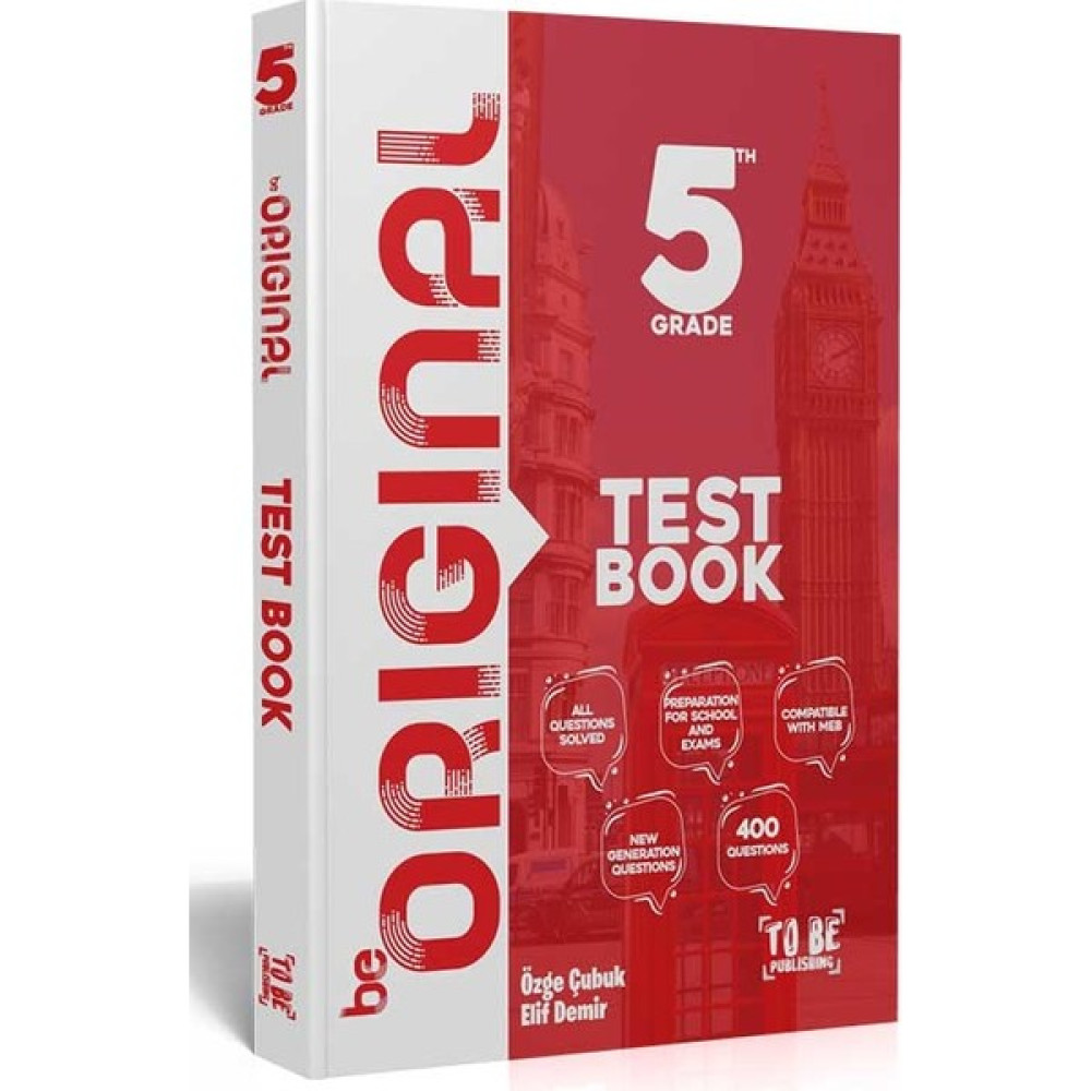To Be Publishing 2022 Be Original 5 Grade Test Book Kaynak Kitapları Fiyatı