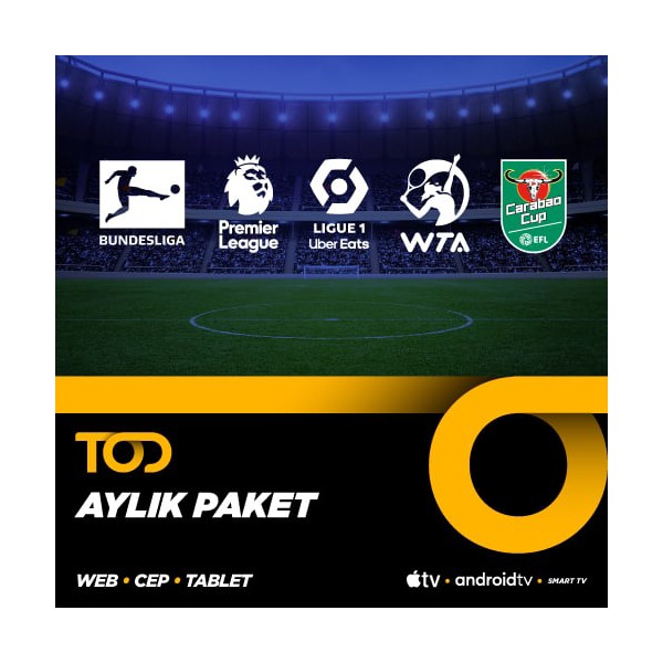 TOD 1 Aylık Spor Extra+ Paketi - Web, Cep, Tablet ve Smart TV Platformlarında İzleme İmkanı Televizyonlar Fiyatı